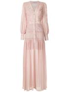 Martha Medeiros Long Shirt Dress - Pink
