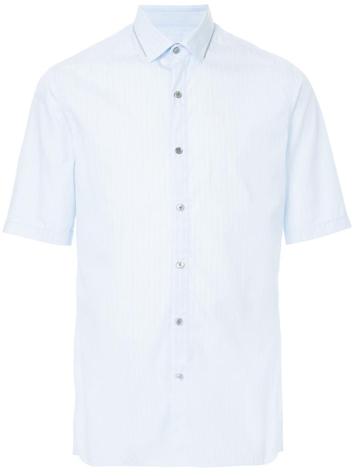 Lanvin Shortsleeved Button Shirt - Blue
