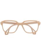 Gucci Eyewear Square Frame Glasses - Neutrals