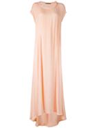Haider Ackermann - Long T-shirt Dress - Women - Polyester - 38, Pink/purple, Polyester