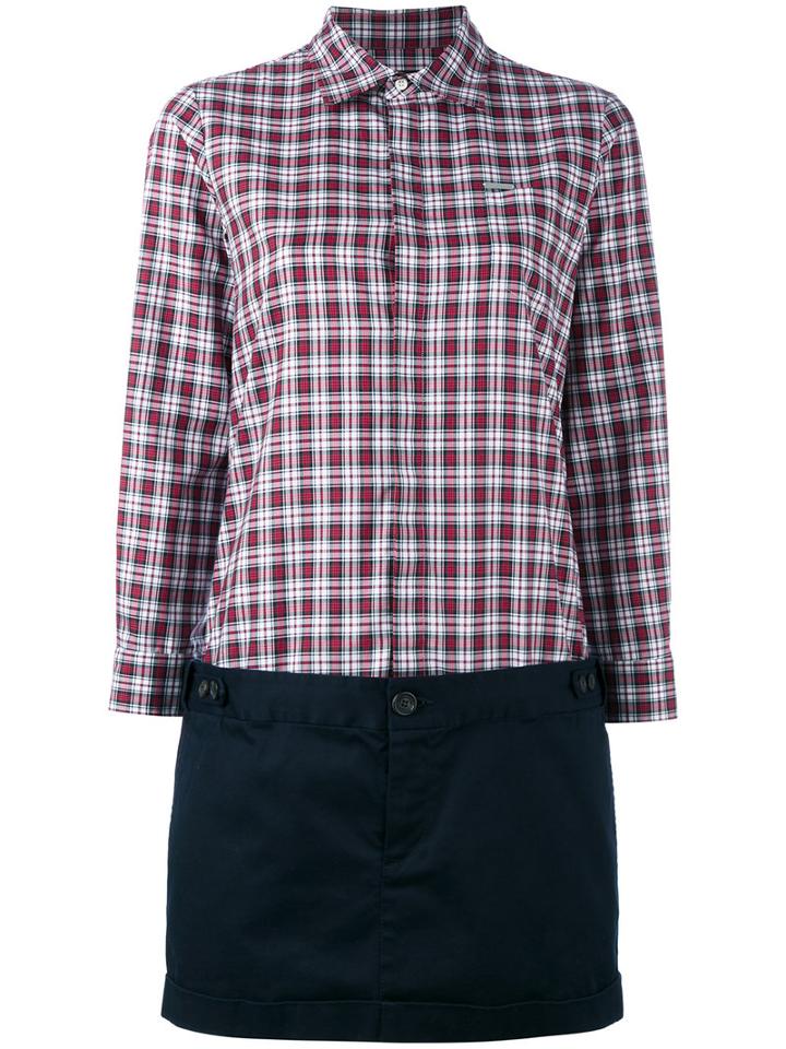 Dsquared2 - Check Cargo Dress - Women - Cotton - 44, Women's, Black, Cotton