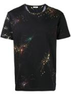 Valentino - Firework Print T-shirt - Men - Cotton - S, Black, Cotton