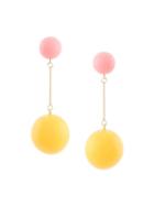 J.w.anderson Sphere Drop Earrings, Women's, Yellow/orange