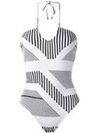 Prism 'sardinia' Swimsuit, Women's, Size: 40, White, Polyester/spandex/elastane/polyimide