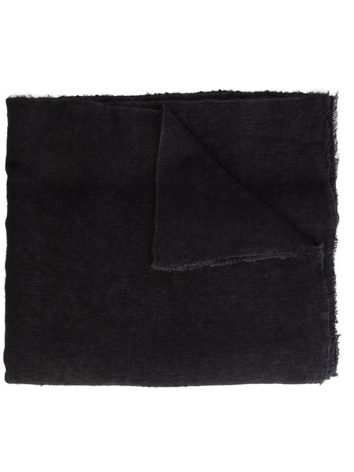 Denis Colomb 'hokkaido Nomad' Shawl, Adult Unisex, Black, Cotton/yak