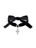 Emanuele Bicocchi Cross Pendant Necklace - Black