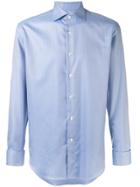 Canali Herringbone Shirt - Blue
