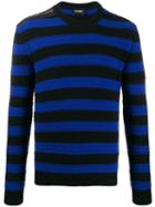 Les Hommes Zip Detail Jumper - Blue