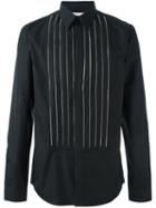 Givenchy Chain Bib Detail Shirt, Men's, Size: 38, Black, Cotton