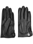 Karl Lagerfeld Pin-embellished Gloves - Black