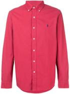 Polo Ralph Lauren Logo Button Down Shirt - Red