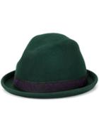 Emporio Armani Turned-up Brim Hat - Green