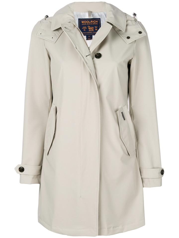Woolrich Hooded Jacket - Nude & Neutrals