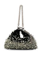 Jimmy Choo Callie Embellished Clutch - Black