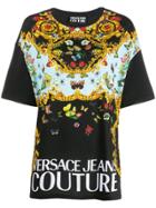 Versace Jeans Couture Contrast Print T-shirt - Black