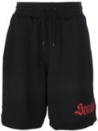 Marcelo Burlon County Of Milan 'santos' Track Shorts, Men's, Size: Xl, Black, Polyamide/polyester