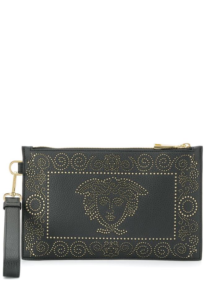 Versace Medusa Studded Bag - Black
