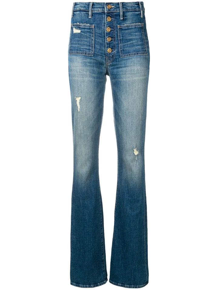 Mother The Patch Pocket Hustler Jeans - Blue