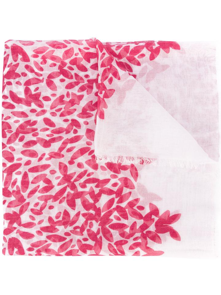 Oscar De La Renta Frayed Scarf - White