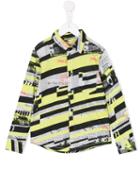 John Galliano Kids Diagonal Stripe Shirt, Boy's, Size: 12 Yrs