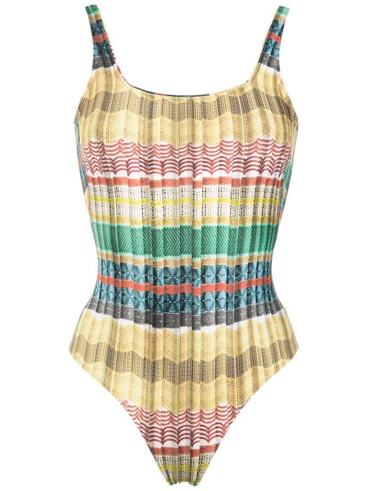 Lygia & Nanny Hapuna Printed Swimsuit - Yellow