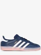 Adidas Blue Gazelle Indoor Low Top Leather Sneakers