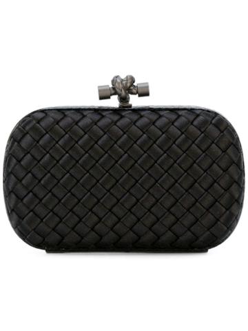 Bottega Veneta Nero Intrecciato Impero Knot - Black