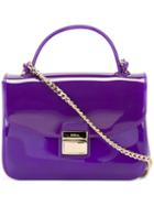 Furla Mini 'candy' Crossbody Bag, Women's, Pink/purple, Pvc