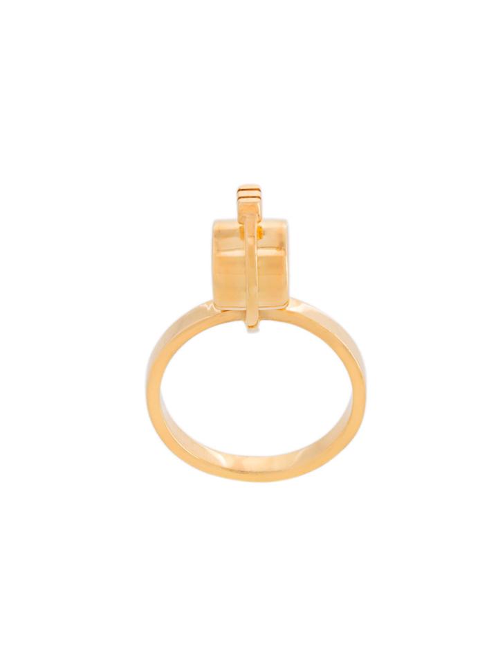Zarapxana Full Circular Ring - Metallic