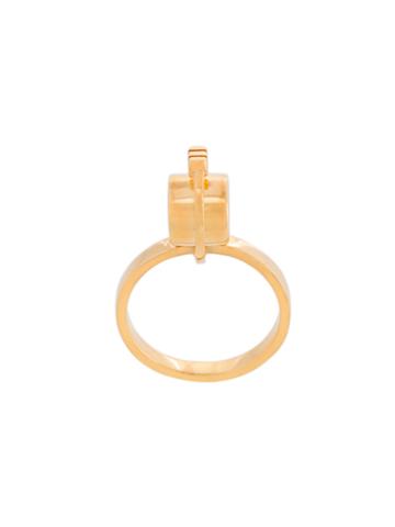 Zarapxana Full Circular Ring - Metallic