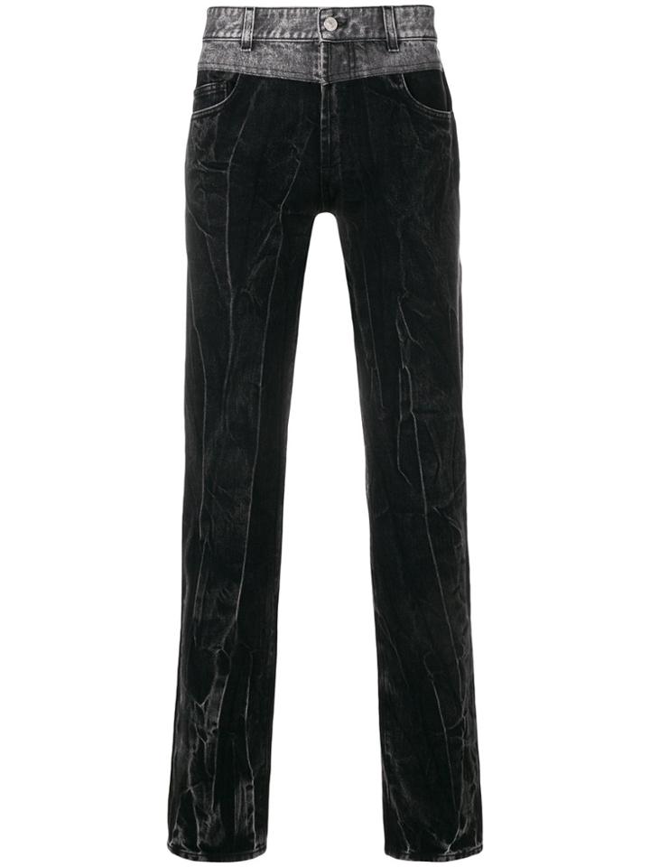 Givenchy Layered Denim Jeans - Black