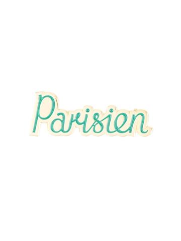 Maison Kitsuné Parisien Brooch - Gold