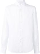 Xacus - Plain Shirt - Men - Linen/flax - 40, White, Linen/flax