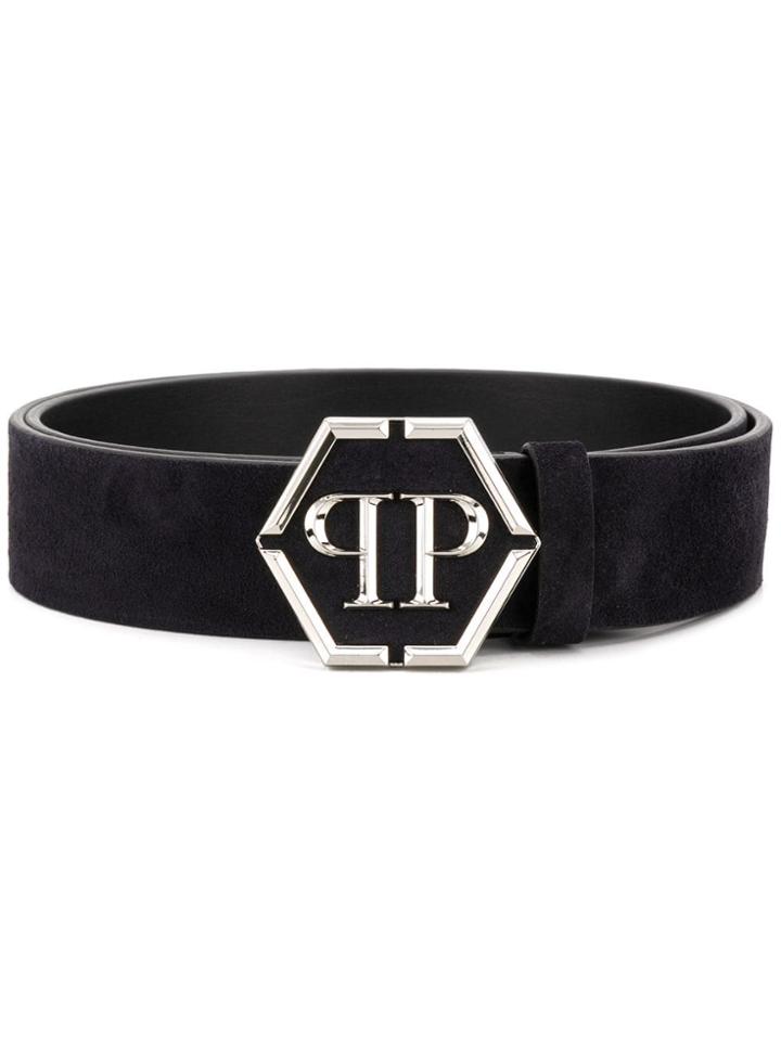 Philipp Plein Statement Logo Belt - Blue