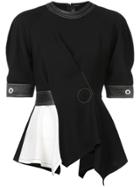 Yigal Azrouel Asymmetric Blouse - Black
