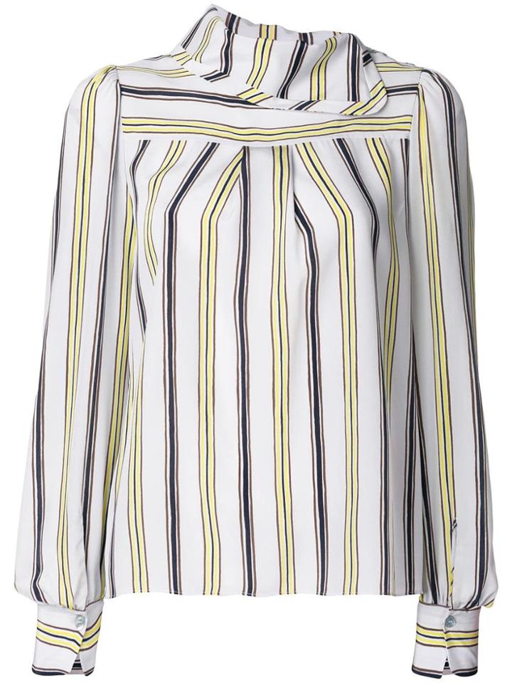 See By Chloé Lemon Stripes Blouse - Blue