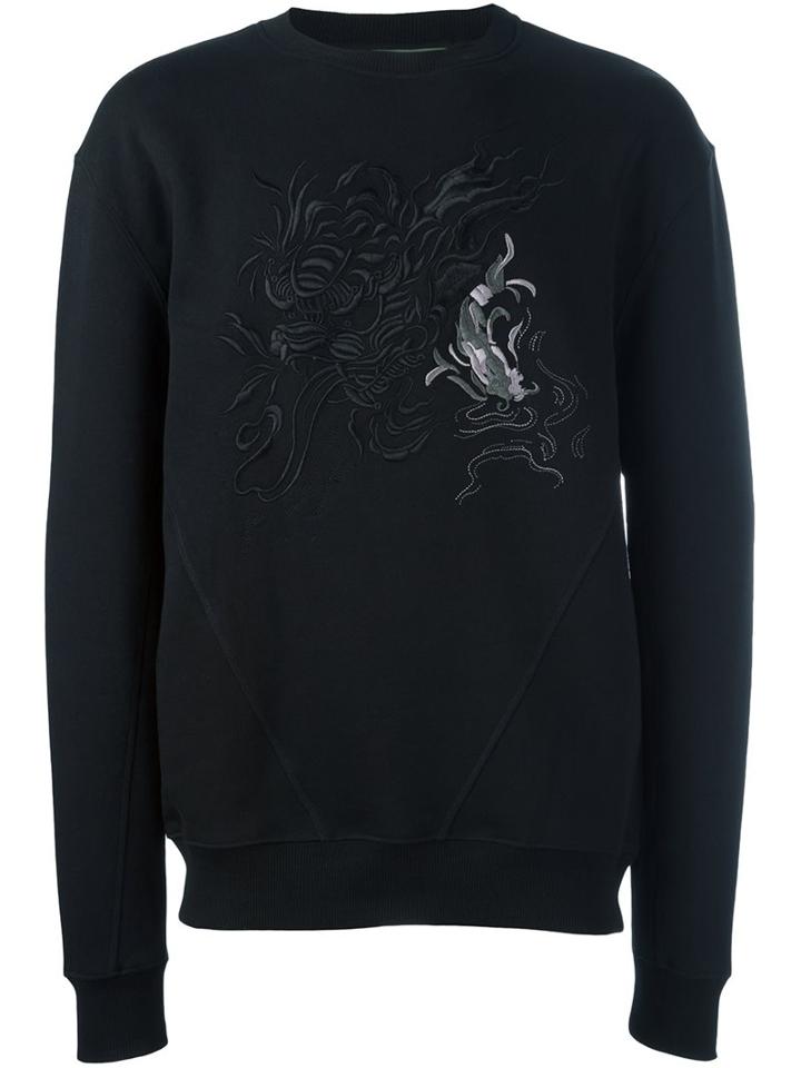 Amen Abstract Embroidery Sweatshirt