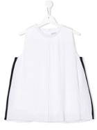 Dkny Kids Teen Pleated Top - White