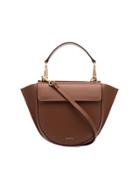 Wandler Brown Hortensia Mini Leather Shoulder Bag