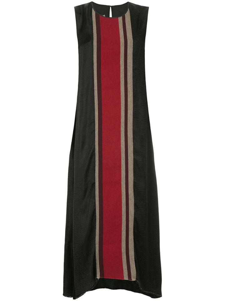 Uma Wang Striped Dress - Black