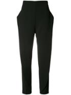 Maticevski - Skinny Tailored Trousers - Women - Silk/polyester/spandex/elastane - 12, Black, Silk/polyester/spandex/elastane