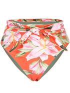 Mara Hoffman Rio Floral-print Bikini Bottoms - Red