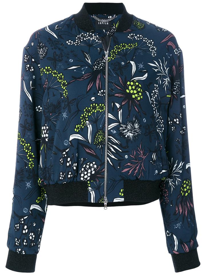Markus Lupfer Arctic Flower Twill Jacket - Blue