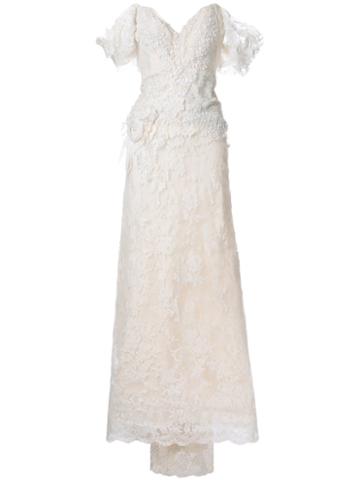 Trash Couture Grand De Lune Gown, Women's, Size: Small, White, Silk