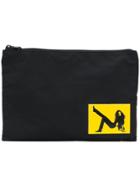 Calvin Klein Jeans Pin-up Girl Patch Clutch - Black