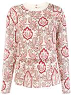 Paco Rabanne Paisley Print Top - Nude & Neutrals