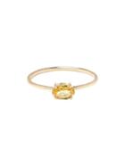 Ileana Makri 18k Yellow Gold And Sapphire Ring, Size: 54, Metallic