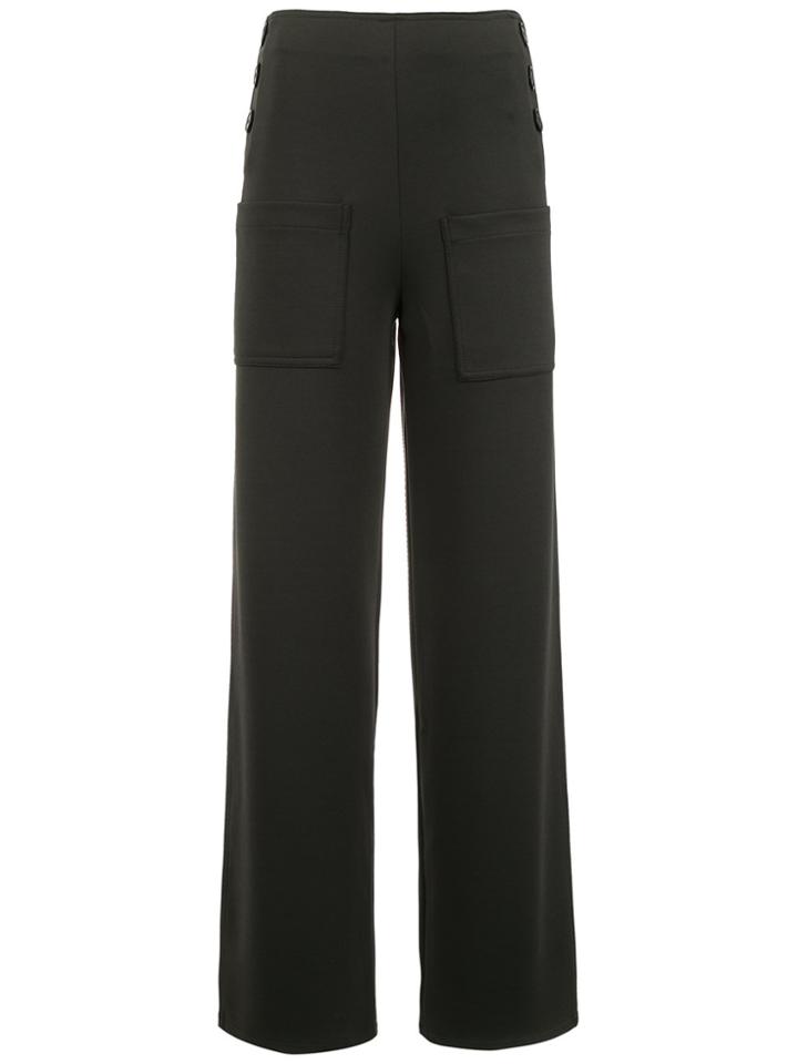 Gloria Coelho Yacht Trousers - Green