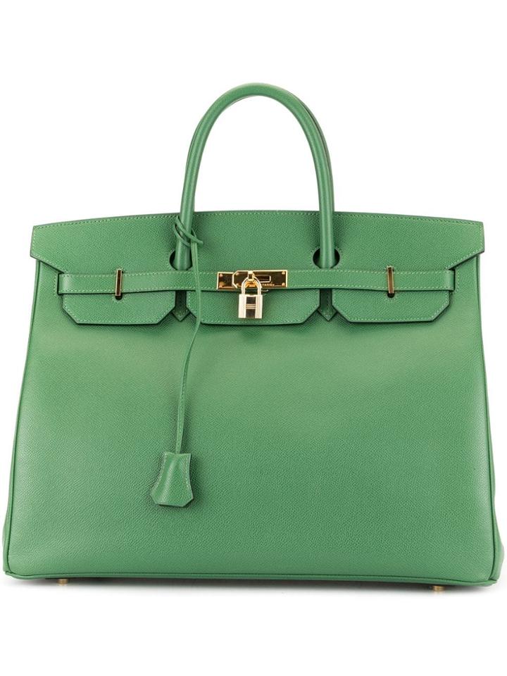 Hermès Vintage Birkin 40 Bag - Green