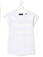 Harmont & Blaine Junior Teen Sequin Embellished T-shirt - White